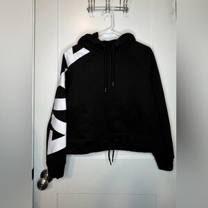 ZYIA Black cropped hoodie size S
